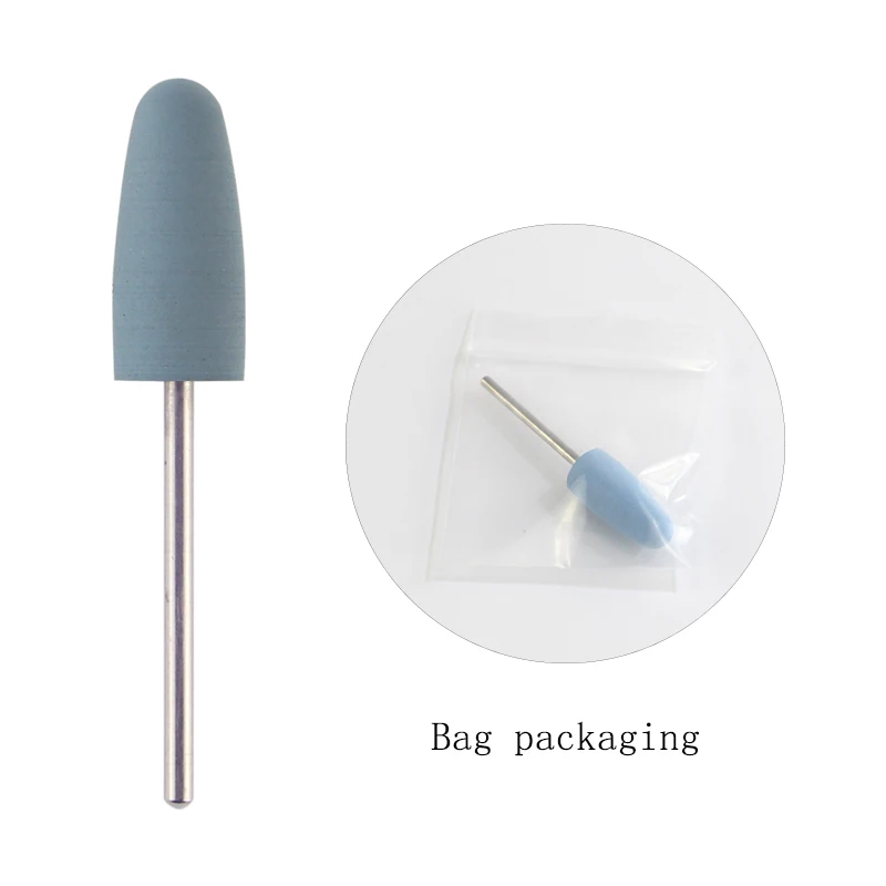 F07-bag packaging 1 шт. сверла для ногтей, силиконовая шлифовальная машина для лака для ногтей, роторные заусенцы для кутикулы, резак для маникюра, электрические аксессуары, инструменты - Цвет: F07-bag packaging