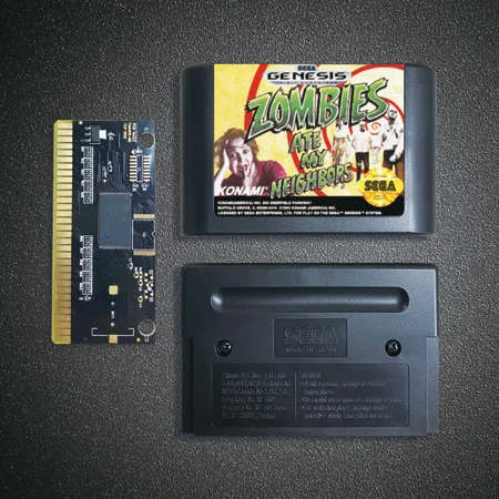 Зомби на мой сосед 16 бит MD карточная игра для Sega Megadrive игровой консоли картридж|Запасные части| |