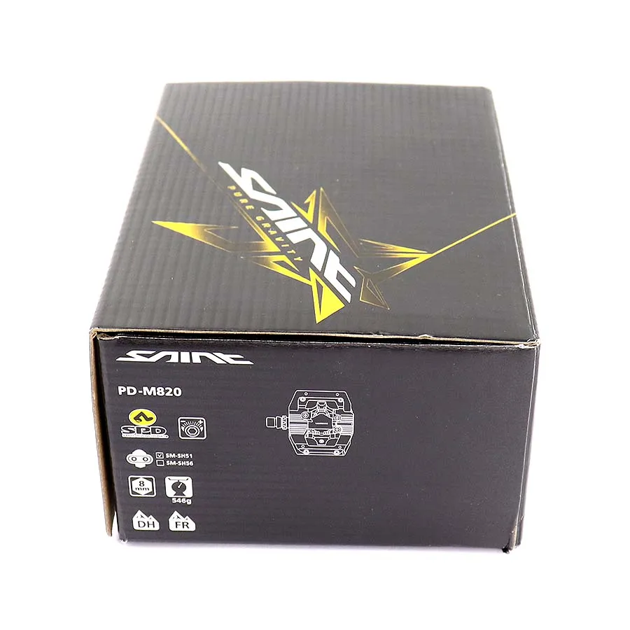 Shimano Сен-PD-M820 педаль SPD XC/DH Горные эндуро SPD педали для горного велосипеда оригинальная коробка включает SM-SH51 Аксессуары для велосипеда
