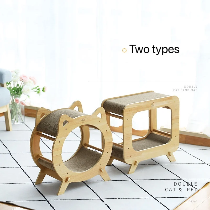 

Cat Scratcher Board Climb Bed Mat Toy House Design Claws Care Pet Scratching Protecting Furniture Cat Supplies Corrugated Nest