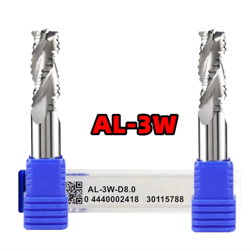 

Фреза Концевая AL-3W-D6.0/AL-3W-D8.0/AL-3W-D10.0/AL-3W-D12.0/AL-3W-D16.0/AL-3W-D20, три канавки, 1 шт./кор.