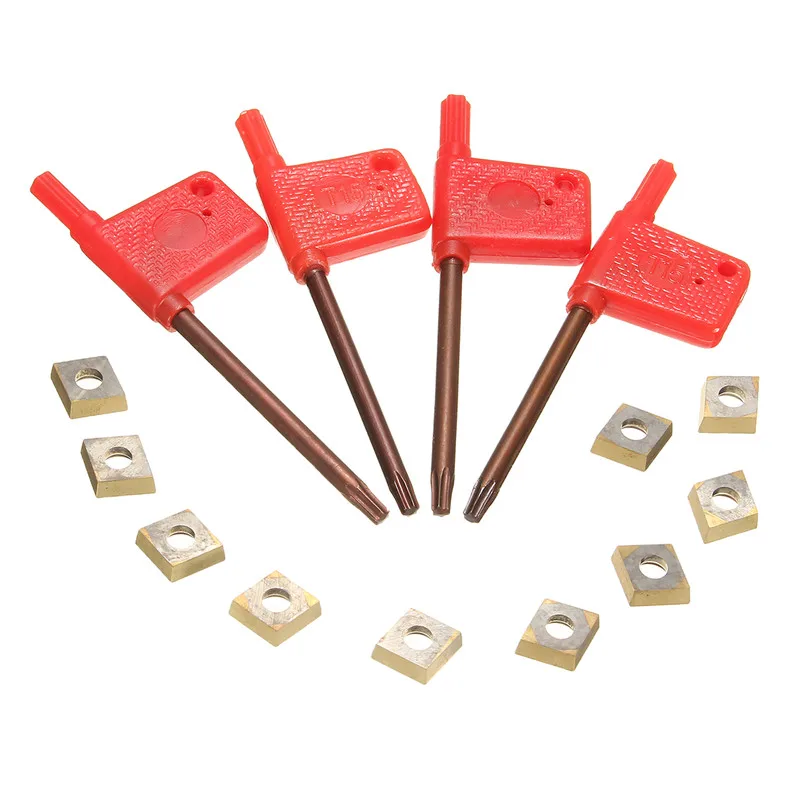 

10Pcs CCMT09T304 Carbide Insert+4pcs Lathe Turning Tool Holder Set+4pcs Wrench for Lathe Turning Tool Machine Tool Sets
