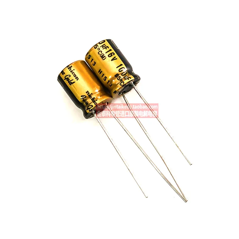 Аудио конденсатор серии Fine Gold 16V25V50V10UF 47UF 33UF 100UF 470UF Hi-Fi 20 шт. алюминиевый