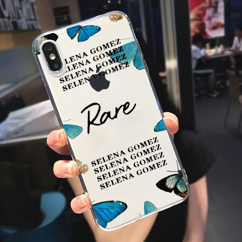 

Selena Gomez - Rare luxury shell Phone Cases funda Transparent for iPhone 6 7 8 11 12 s mini pro X XS XR MAX Plus