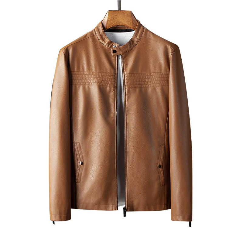 Новинка 2020 локомотивная кожаная куртка для мужчин плюс бархатная тонкая