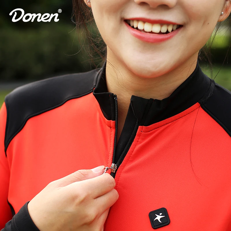 Женская веломайка DONEN с длинным рукавом Мужская одежда для горных велосипедов