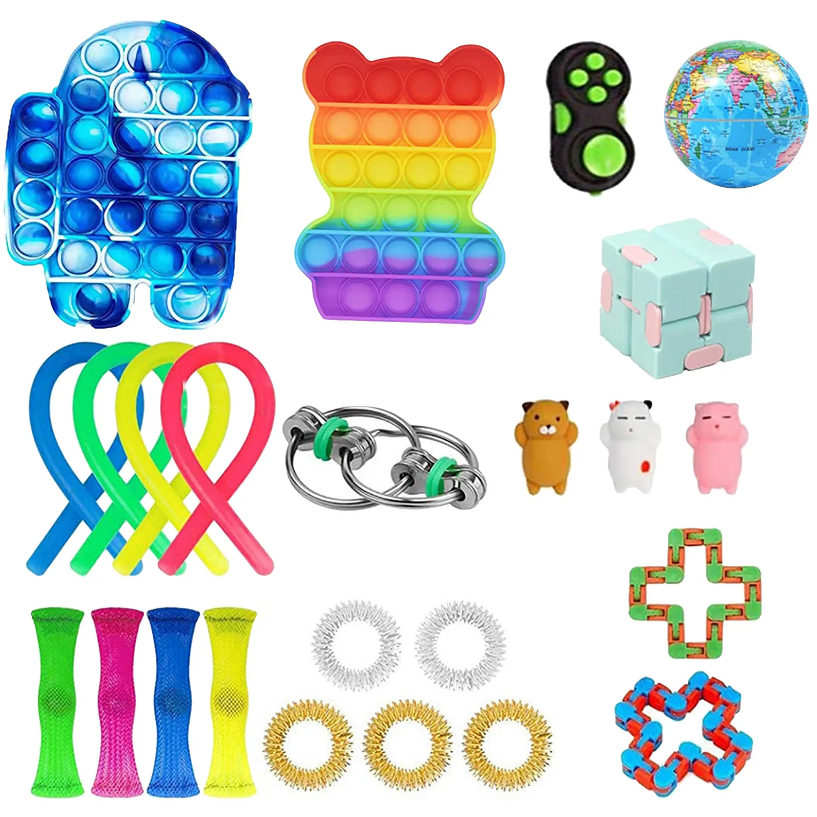 

Big Size XXL Poppits Toy Push Bubble Large Popet Grande Toy Pops Its Special Stress Reliever Gigante Fidget Toys frete grátis f5