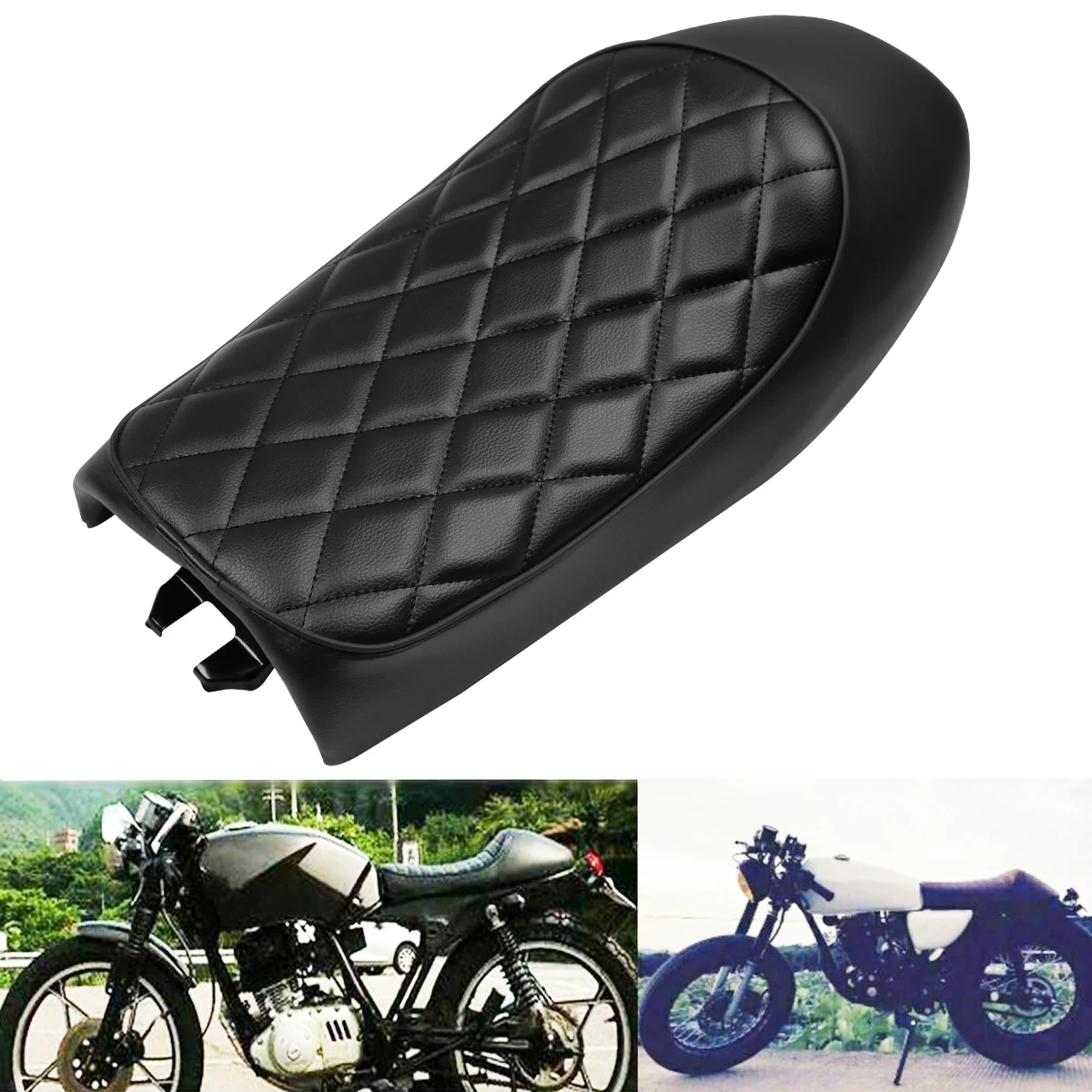 Для горба седло кафе гонщик винтажный стул подушка для Honda CB CL Suzuki GS Yamaha XJ