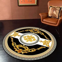 2021 round carpet luxury european style embossed decor hanging basket chair floor mat home sofa rugs for bedroom free shipping