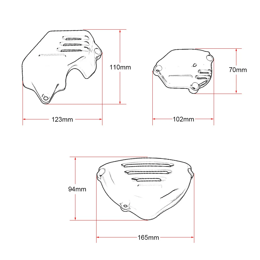 Аксессуары для мотоциклов алюминиевая защитная рамка двигателя ползунок крышка