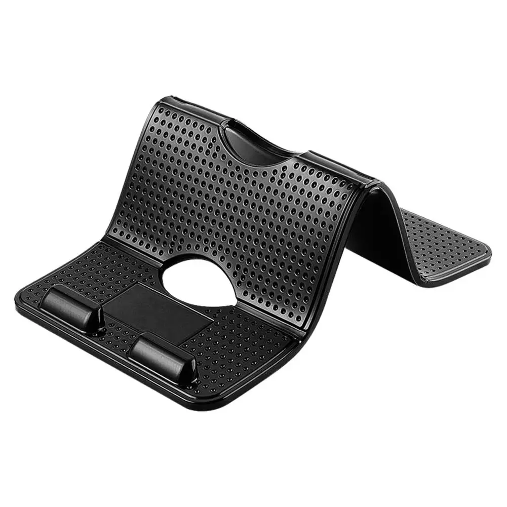 

Foldable Car Phone Bracket Anti-Slip Car Dashboard Pad Foldable Non Slip Mount Holder Mat For Dashboard Black Durable And Wa