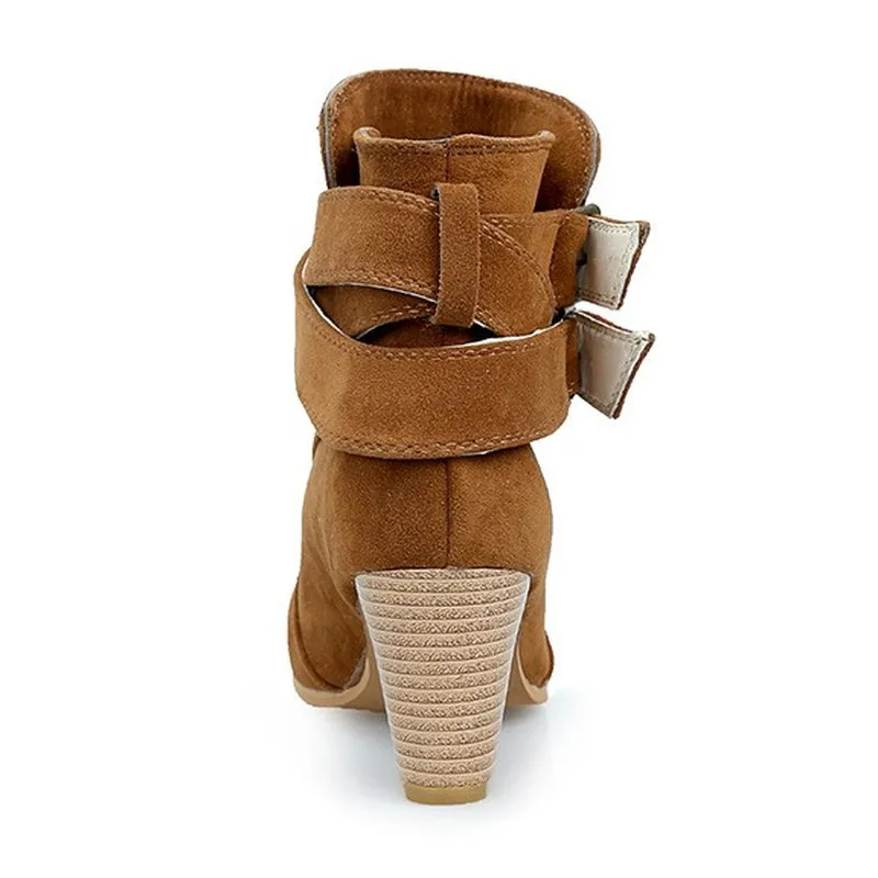 Для женщин Туфли лодочки клинья пинетки Сапоги для верховой езды женские