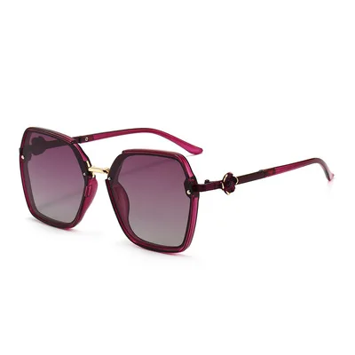 

Fashion Polarized Sunglassess For Ladies Elegant Sunglasses Retro Street Shooting Personality Trendy European And American
