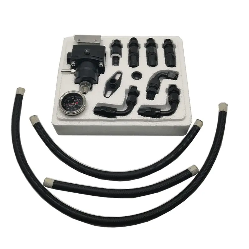 

Fuel Pressure Regulator set 3 Colors Adjustable Fuel Pressure Regulator Kit