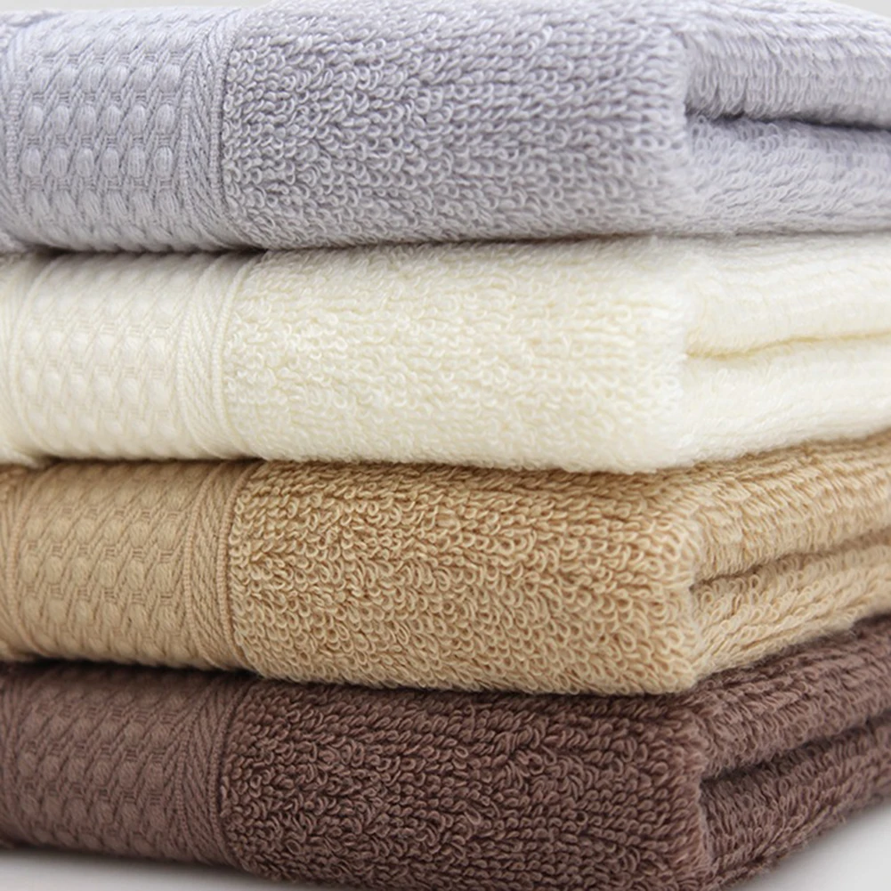 

33x72cm 4Pcs Fast Drying Soft Water Absorbent Thick Cotton Bath Towel Quick-dry Washcloth Bathing Tools