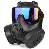 protective tactical respirator mask full face gas mask for airsoft shooting hunting riding cs game cosplay protection