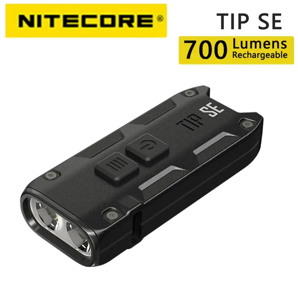 NItecore наконечник SE Перезаряжаемые Мини Вспышка светильник 700 люмен 2X P8