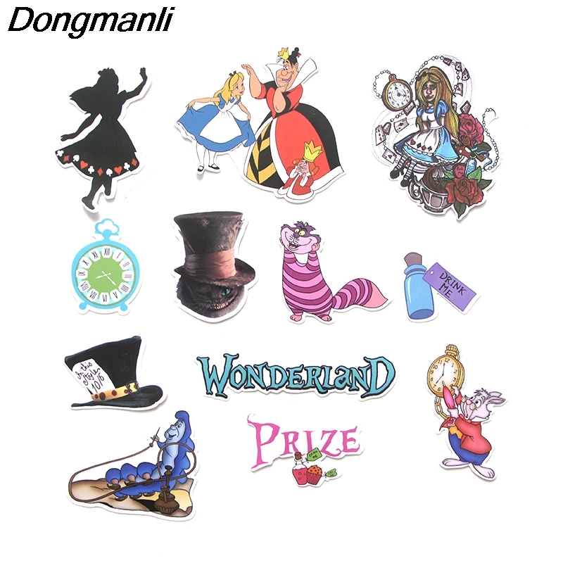 L3106 60pcs/set Cartoon DIY Sticker Waterproof For Laptop Phone Moto Skateboard Luggage Guitar Fitting Sticker Graffiti Decals