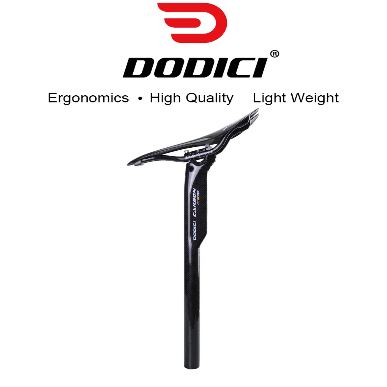 

DODICI 27.2/30.8/31.6*400mm 350mm Mountain Bike Carbon Seatpost Carbon Fibre Bicycle Aero 3k Seatposts Road MTB Parts 5mm Offset
