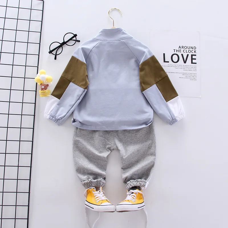 

Toddler Boy Girls Casual Pullover sweater Set Outfits New Spring Autumn Boys Sports Clothes Tracksuit Suit For Kid Clothing sets