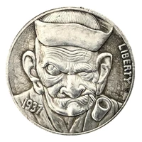 1937 chainsmoker ab souvenir coins collectibles 3d antique metal commemorative morgan hobo coin copy home decor new year gifts
