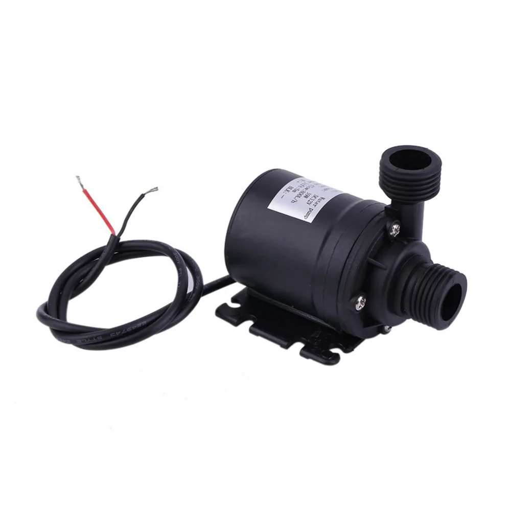 

Professional Ultra Quiet Mini DC 12V Lift 5M 800L/H Brushless Motor Submersible Water Pump Multifunction Threaded Water Pump New