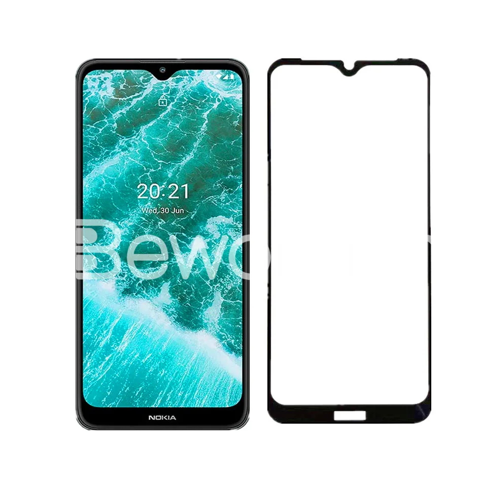 TA-1357 Защитная пленка для экрана Nokia C30 закаленное стекло полное покрытие 9D