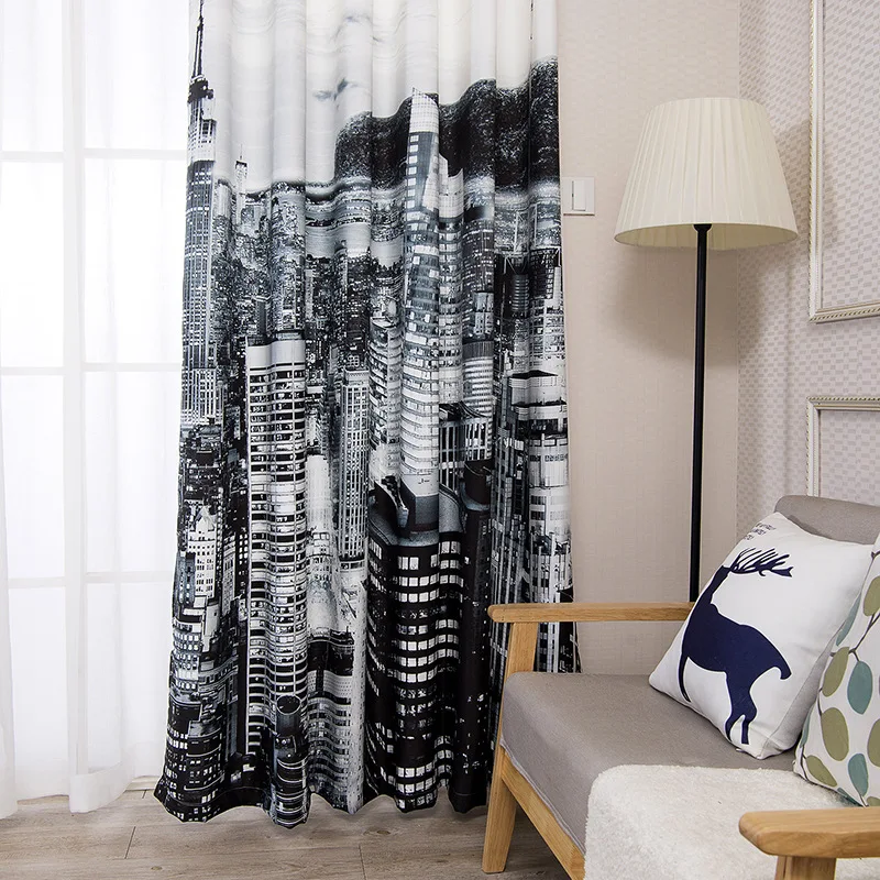 Занавеска фабричная Прямая продажа готовая однотонная занавеска якорь фоновая