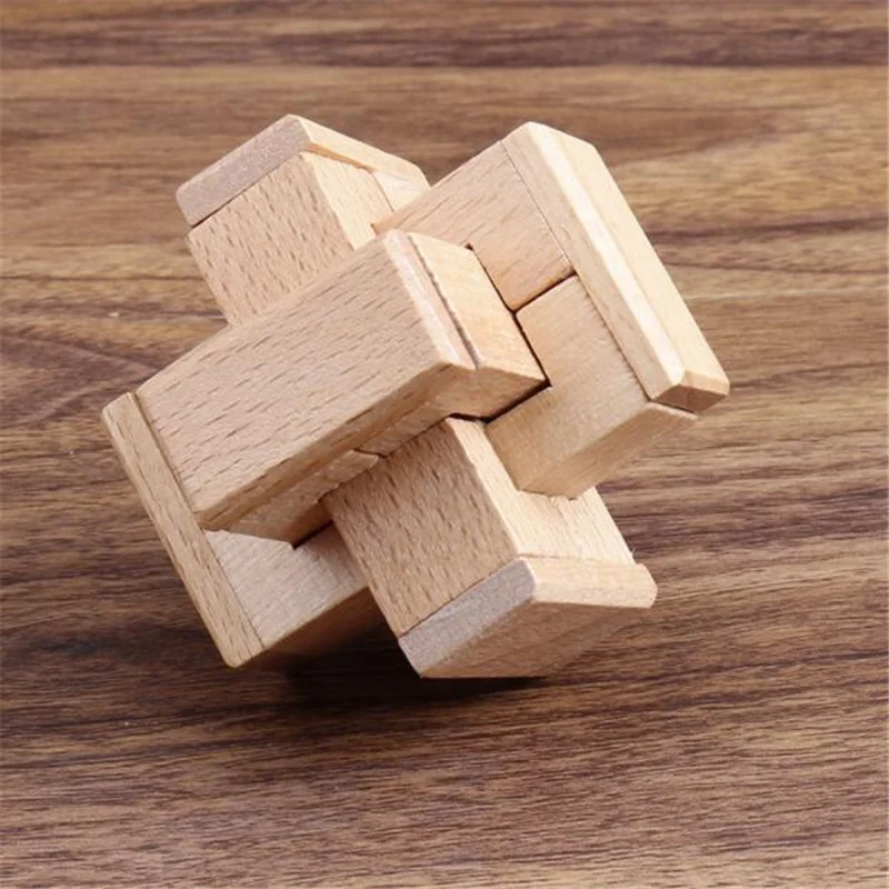 Luban Lock игрушки для повышения IQ деревянная Волшебная коробка игра головоломка
