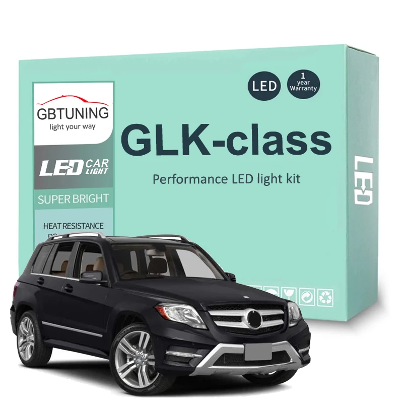 

18Pcs LED Interior Light Bulb Kit For Mercedes Benz MB GLK-Class GLK220 GLK300 GLK350 X204 2008-2015 Car Reading Map Lamp Canbus