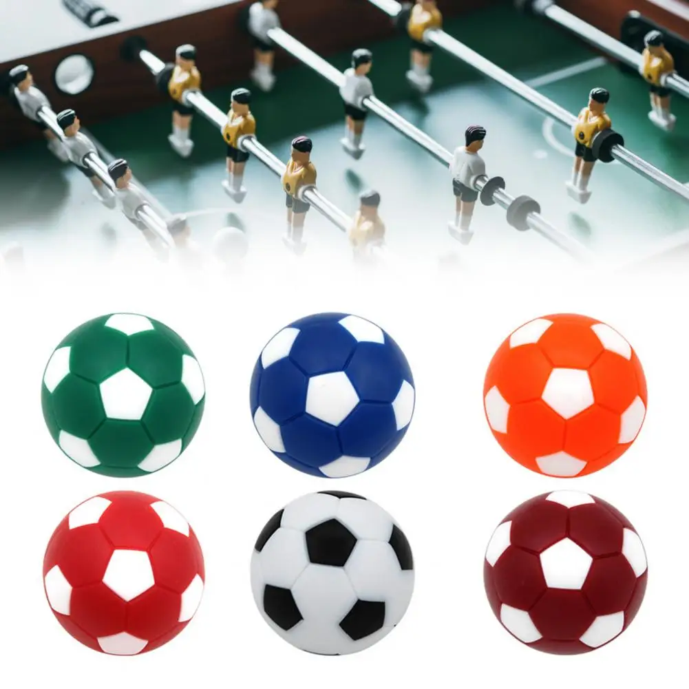 

Аксессуар 6 шт. полезный настольный мини-мяч для Foosball легкий мини-мяч для футбола прочный для помещений