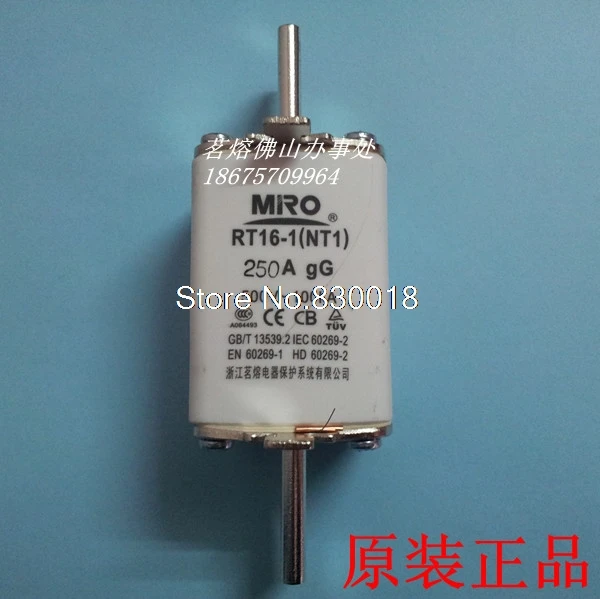 MRO Мингронг предохранитель NT1 RT16-1 RO32 100А 125А 160А 200А 250А RT20 - 10 шт/лот на.