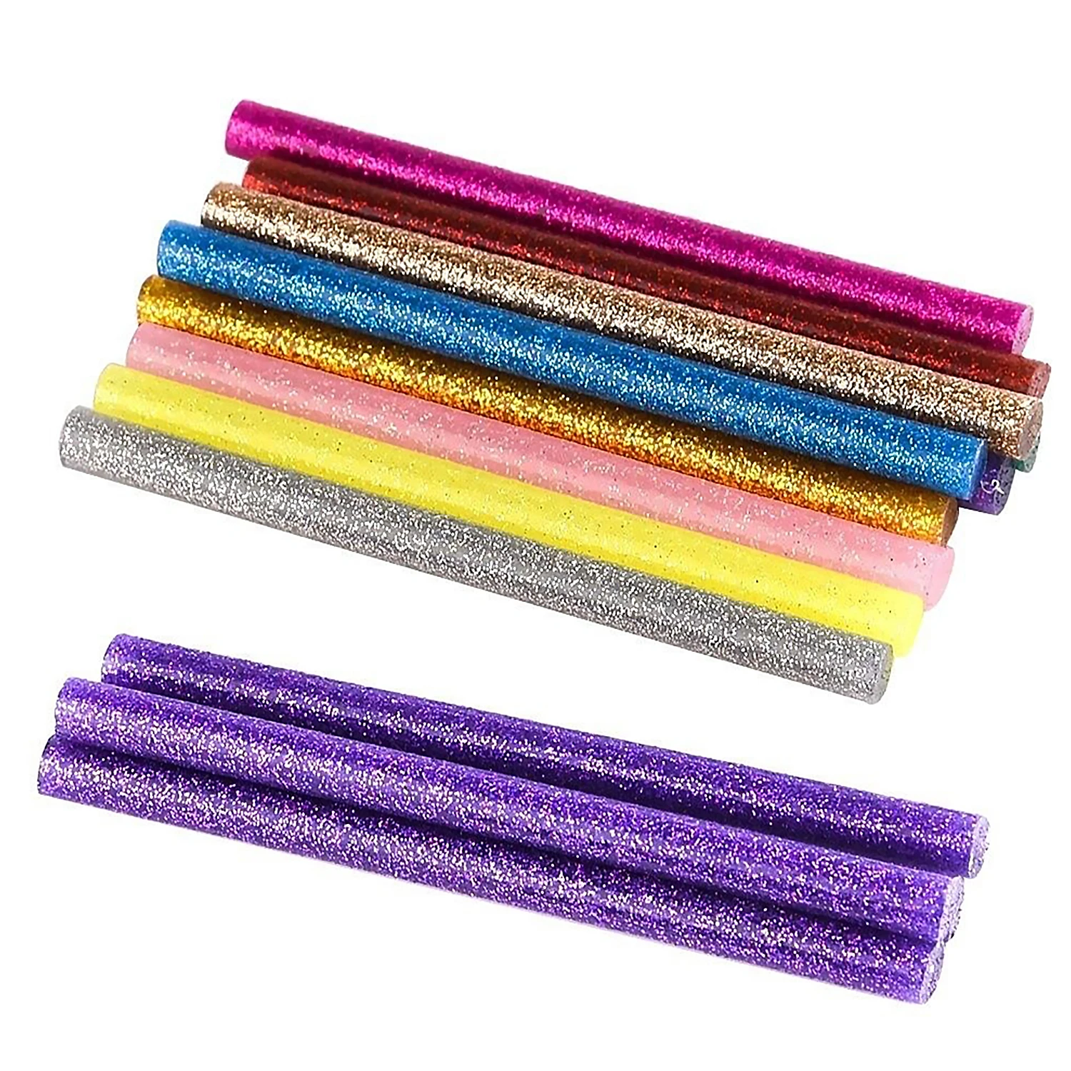 60 шт. Ассорти флюоресцентные Цвета Блеск высокотемпературный термоплавкий клей