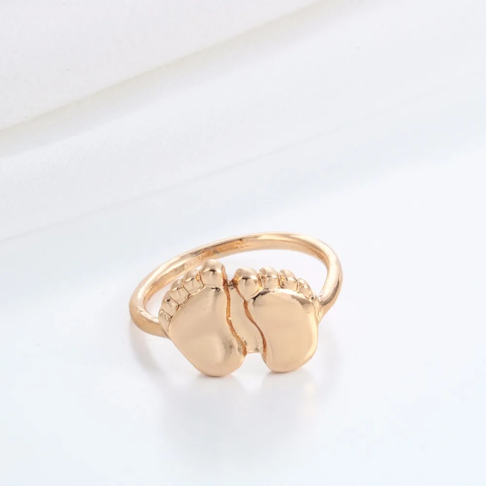 QIMING Детские Кольца для ног женщин милые золотые ювелирные изделия аксессуары