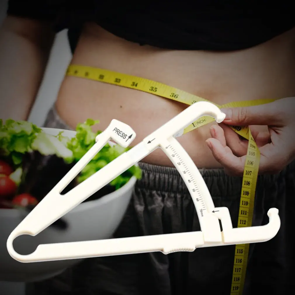 

Fat Caliper Body Measuring Ruler Fitness Slimming Tester Fat Clip Fat Tongs Body Fat Monitor