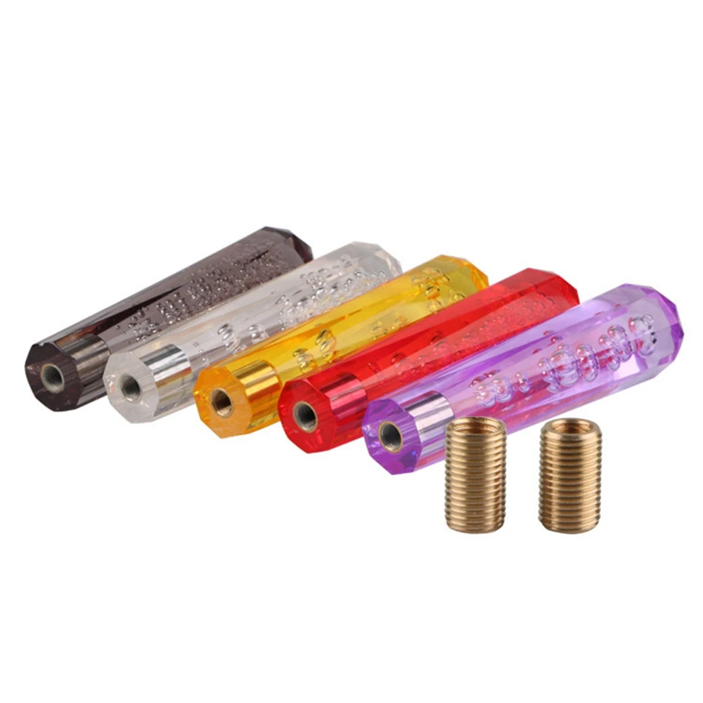 

Car Universal Acrylic Crystal Bubble Shift Knob 15cm 20cm Gear Knob for AT/MT Car Stick Lever Head Shift