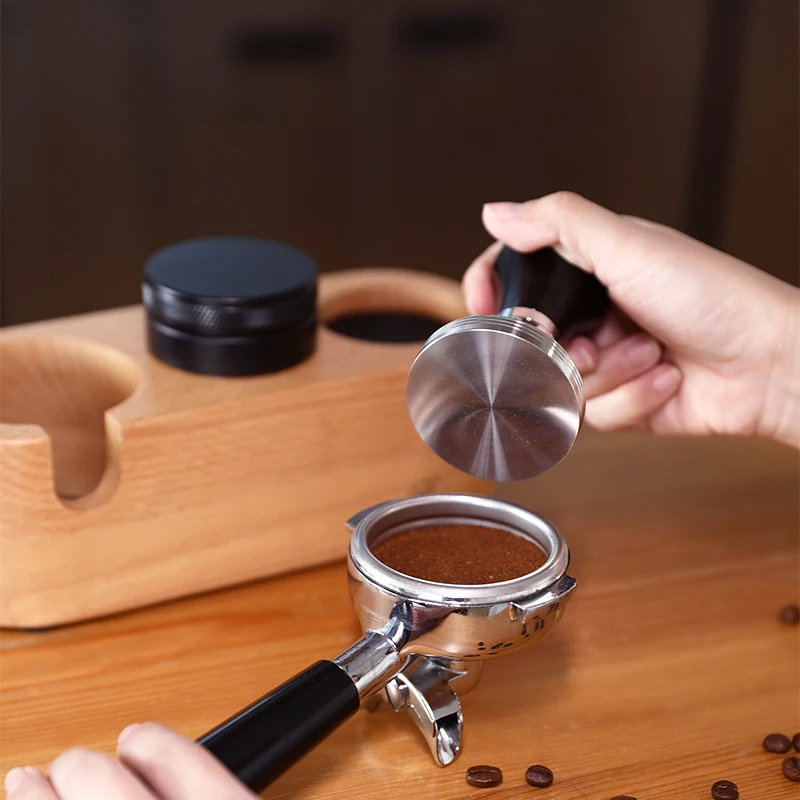 Бук Пресс Пудра основа Кофе фильтр вскрытия держатель твердой древесины Es o