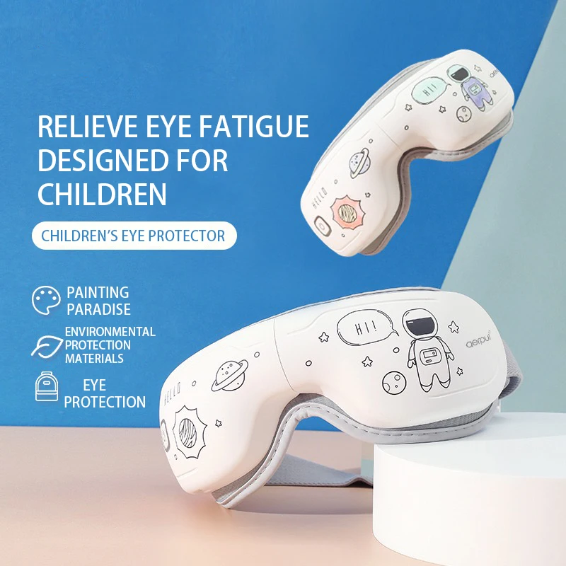 

3D Childrens Eye Massager Constant Temperature Hot Compress Eye Mask Prevent Myopia Relieve Eye Fatigue Eye Protector