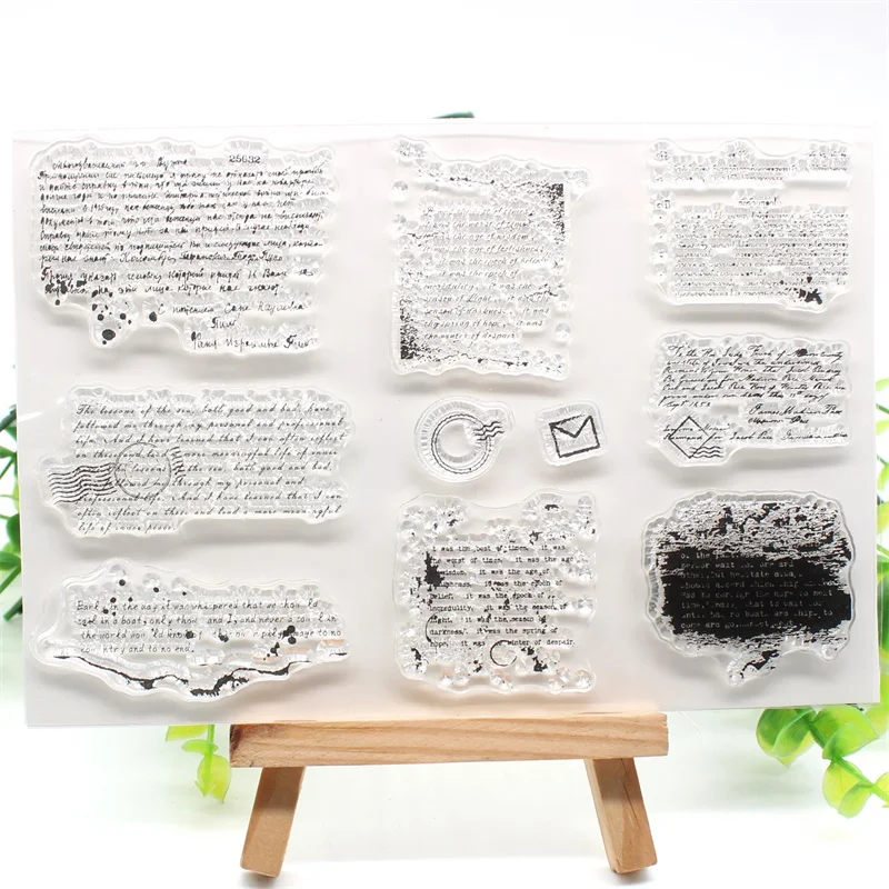 

Прозрачные силиконовые штампы KSCRAFT в стиле ретро для рукоделия, скрапбукинга, изготовления карт, детских поделок, забавные украшения