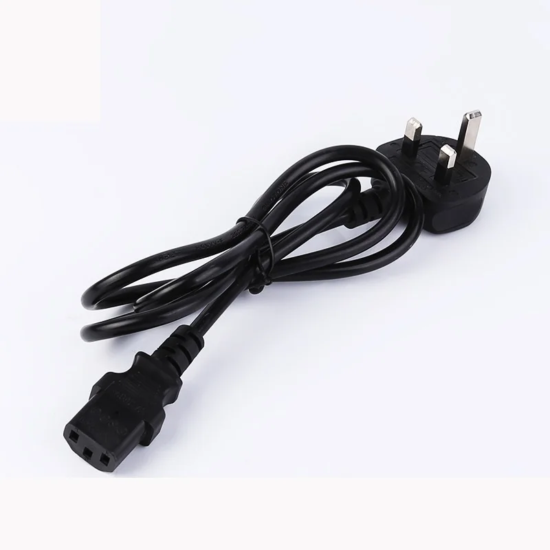 1 5 м Универсальный Кабель-адаптер для ЕС США Великобритании 3 зубца 2 штифта шнур