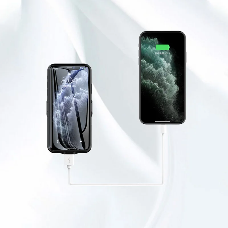 Чехол для аккумуляторной батареи iPhone 11 Pro MAX X XR XS дорожное зарядное устройство