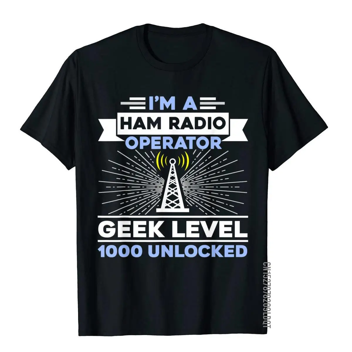 

Разблокированная забавная футболка Geek Level 1000 для любительского радио, специальная Мужская футболка, хлопковые топы, рубашка