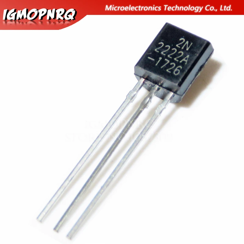 

100pcs 2N2222 2N2222A TO-92 40V 0.8A NPN switng transistors new original
