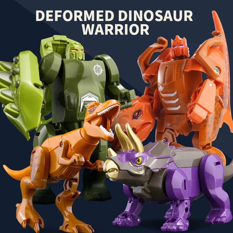 Details about   Transformation Dinobot Tyrannosaurus Rex Triceratops Robot Action Figure Toys S 