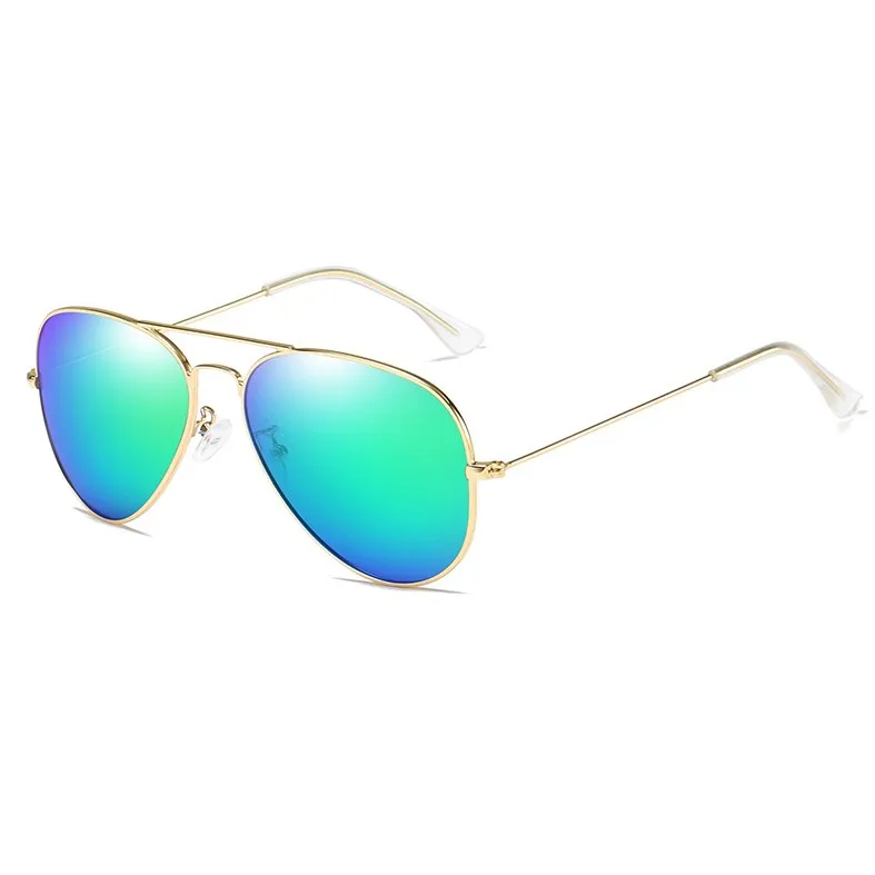 gold green mirror HDSUNFLY поляризационные солнцезащитные очки для мужчин и женщин, модные фирменные дизайнерские солнцезащитные очки, женские солнцезащитные очки UV400 - Цвет линз: gold green mirror