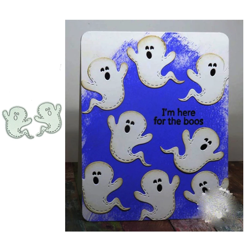 

JC Ghost Spirit New Design Metal Cutting Dies for Scrapbooking Craft Mold Cut Die Stencil Handmade DIY Paper Card Make Template