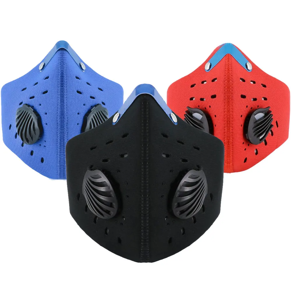 MOVIGOR Cycling Face Mask Activated Carbon Anti-Fog Haze PM2.5 Anti Dust with Filter Neoprene Breathable Tactical | Спорт и