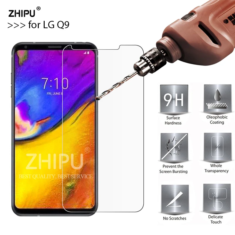 Закаленное стекло для LG Q9 защитное 2.5D 9H Премиум LM Q925S Q925K Q925L защитная
