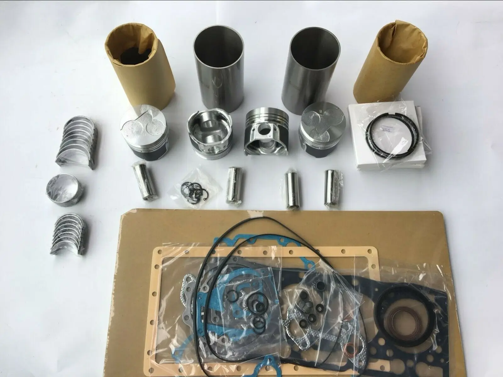 

For Kubota V1505T V1505 rebuild kit piston + ring liner gasket bearing valve