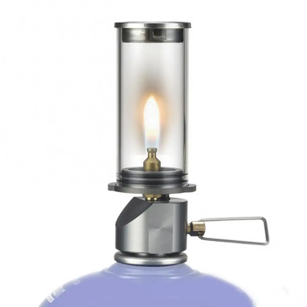 

Portable Mini Gas Camping Lantern Camp Equipment Gas Candle Lights Lamp for Ourdoor Tent Hiking Lighting Equipment Emergencies